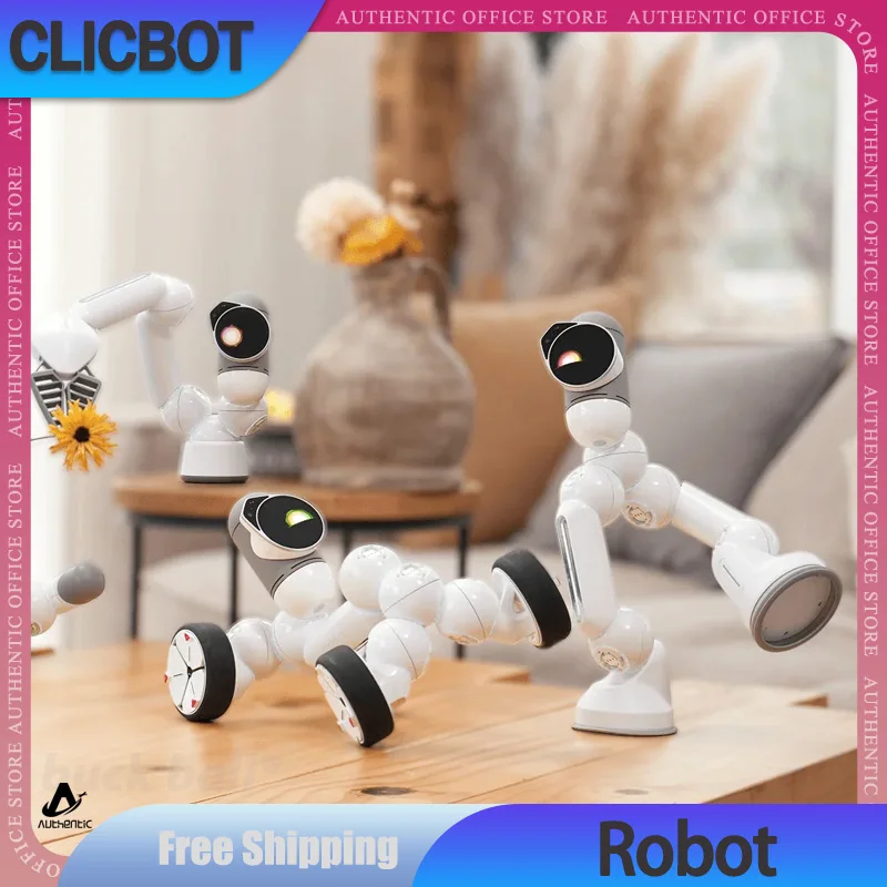 ClicBot Intelligent Master Robot Building Block Programming Robots Children's Intellectual Development Toy Module Robot Set Gift