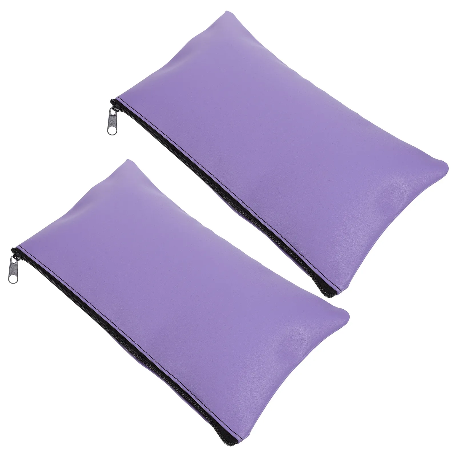 

2 шт. кошельки-органайзеры из ПУ на молнии для денег, банкнот, монет, счетов и квитанций