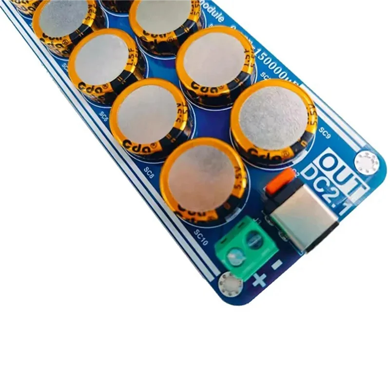 [NEW A09R!】 2X 5V-48V 10A Supercapacitor Filter Board Linear Switching Power Supply For Raspberry Pi Headphone Amplifier