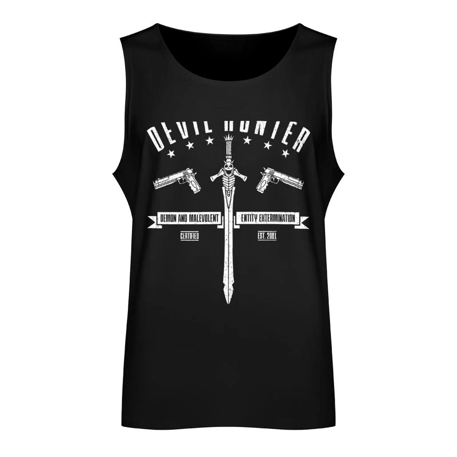 Devil Hunter Tank Top Top summer new in tops & t-shirt t-shirt Men's