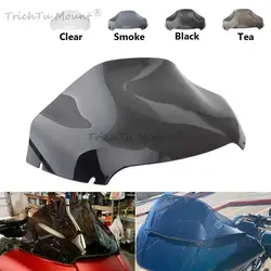Motorcycle Wave Windshield Windscreen Upper Fairing Deflector For Harley Touring Road Glide FLTR Ultra FLTRU FLTRX CVO 2015-Up