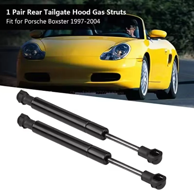 

For Porsche 986 Boxster 1996-2004 2pcs Rear Trunk Tailgate Strut Boot Lift Support Bars Gas Dampers Rod 98651295100 98651255101