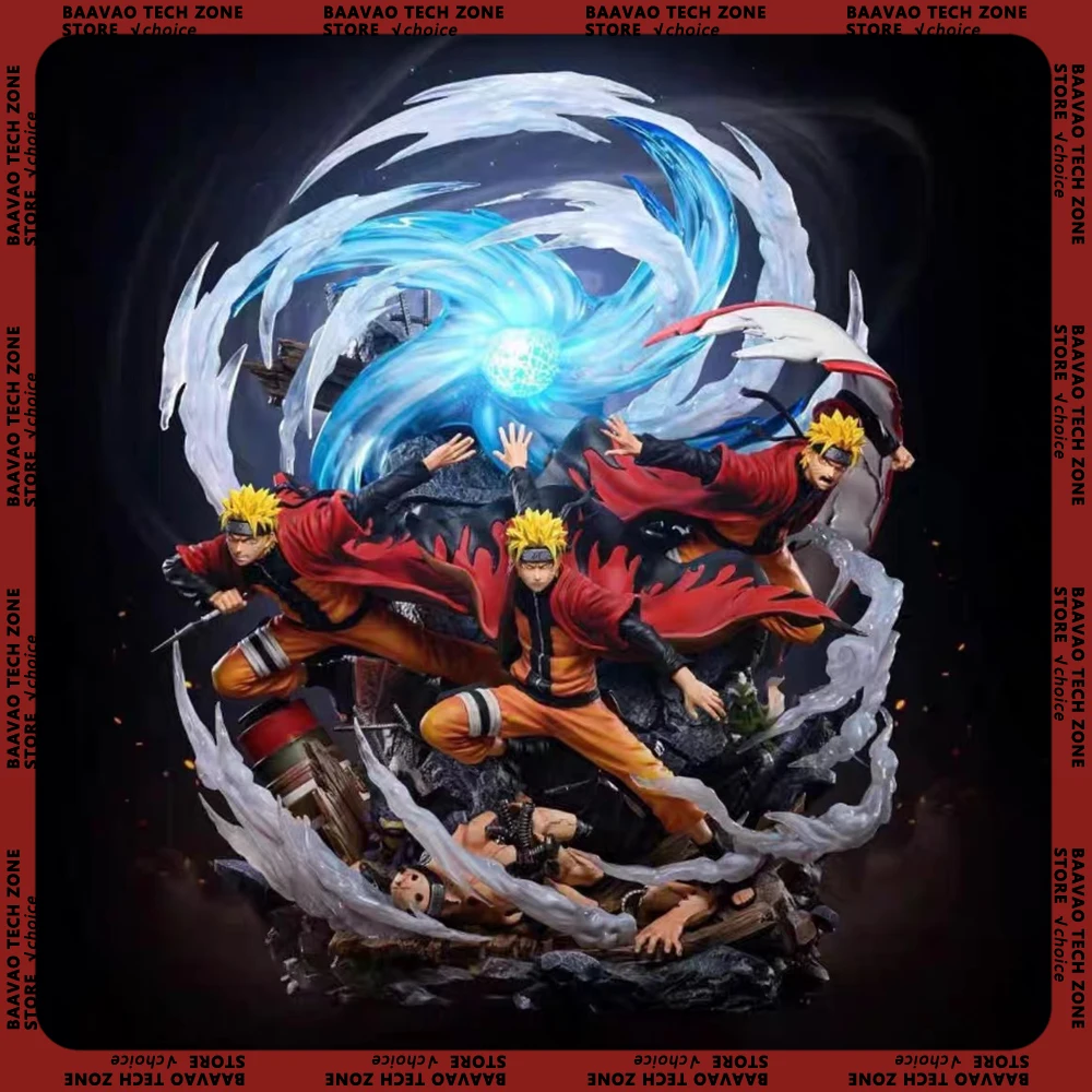 30 センチメートルナルトフィギュアうずまきナルトアニメフィギュア発光ナルトモデル Pvc アクション玩具像人形大人の少年コレクション人形ギフト