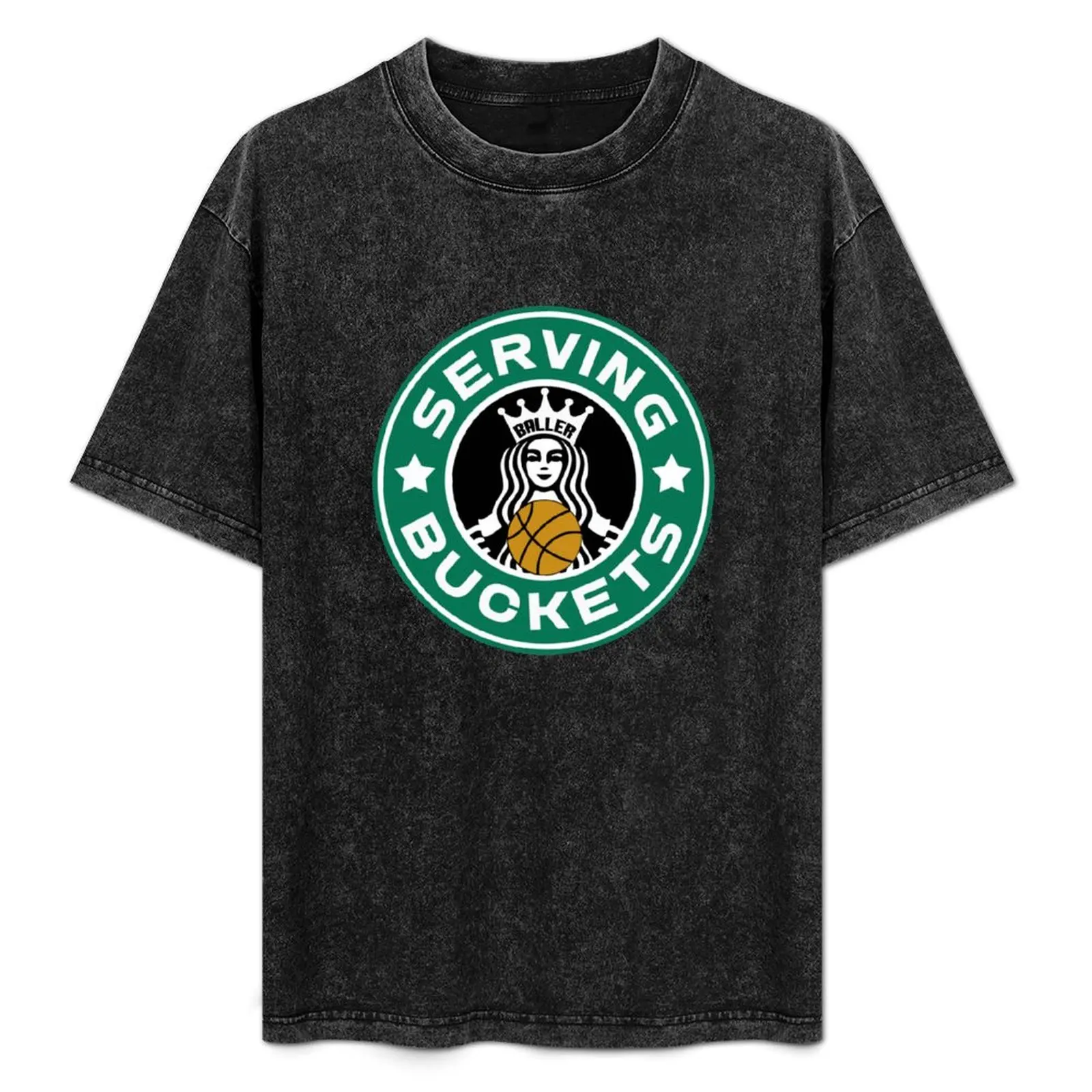 Basketball Serving Buckets T-Shirt cute tops Blouse designer t shirt men
