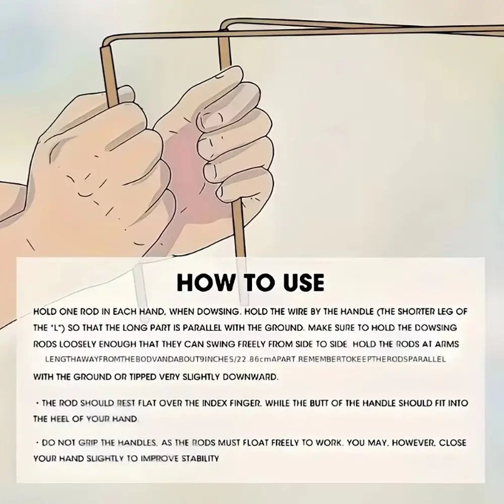 1Pcs New Brass Alloy Dowsing Rods Retractable Pen Shape Divining Rods Metal Portable Retractable Detector Rod for Ghost Hunting