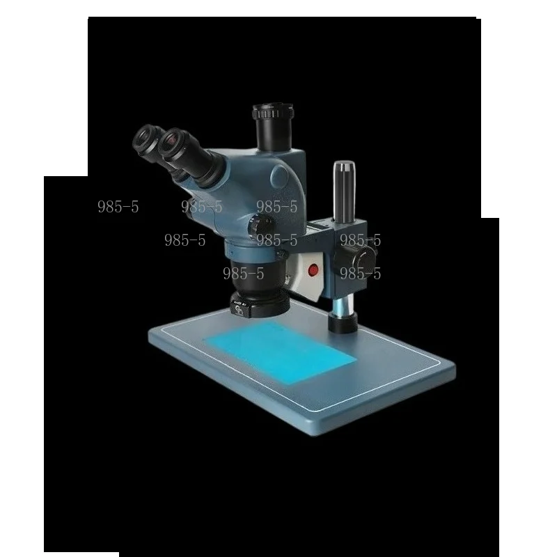 Trinocular Stereo Microscope，7 to 50 Times Magnification for Mobile Phone Repair Welding Inspection