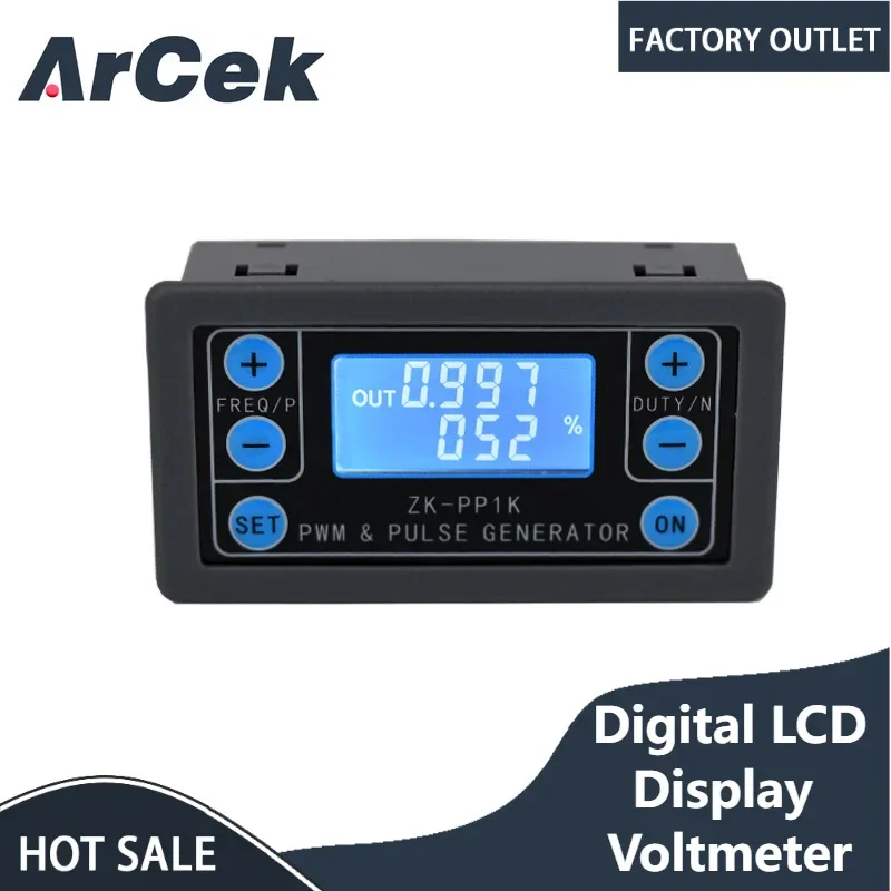 

DC 5V-38V Digital LCD Display Voltmeter Ammeter Multi-function Volt Current Voltage Meter Tester Sound Light Alarm Indicator