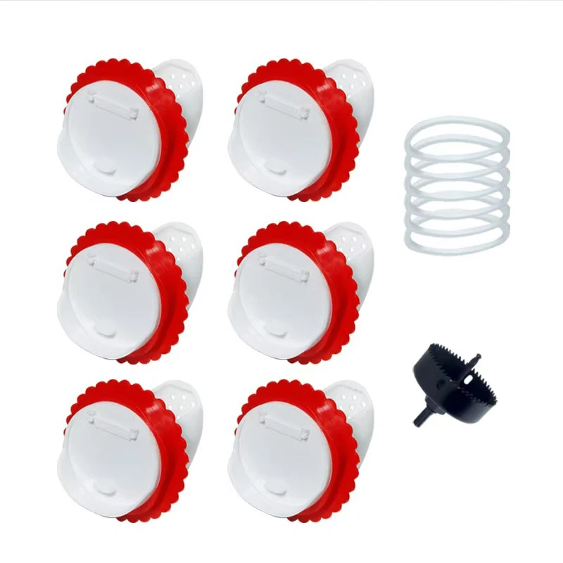 

Automatic Gravity Chicken Feeder DIY Rainproof Poultry Feeder Port Reduce Spillage Food Farm Chicken Duck Food Controller tools