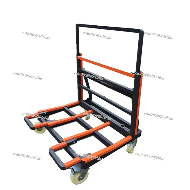 

New Foldable Retractable Door and Window Glass Cart Handling Tile Heavy Duty Four-Wheeled Cart