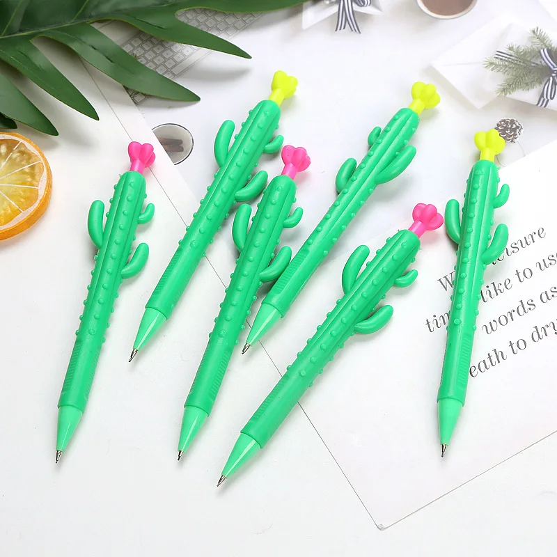 0.5mm 0.7mm Kawaii Carrots Cactus Mechanical Pencil Automatic Pencils School Office Supplies Drawing Writing Smooth Cute Gift