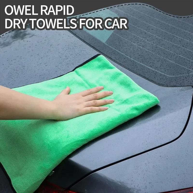5/15pcs Microfiber Cleaning Towel Car Cleaning Cloths Car Detailing Drying Microfiber Towel Household Washing Wipe Rag Tool