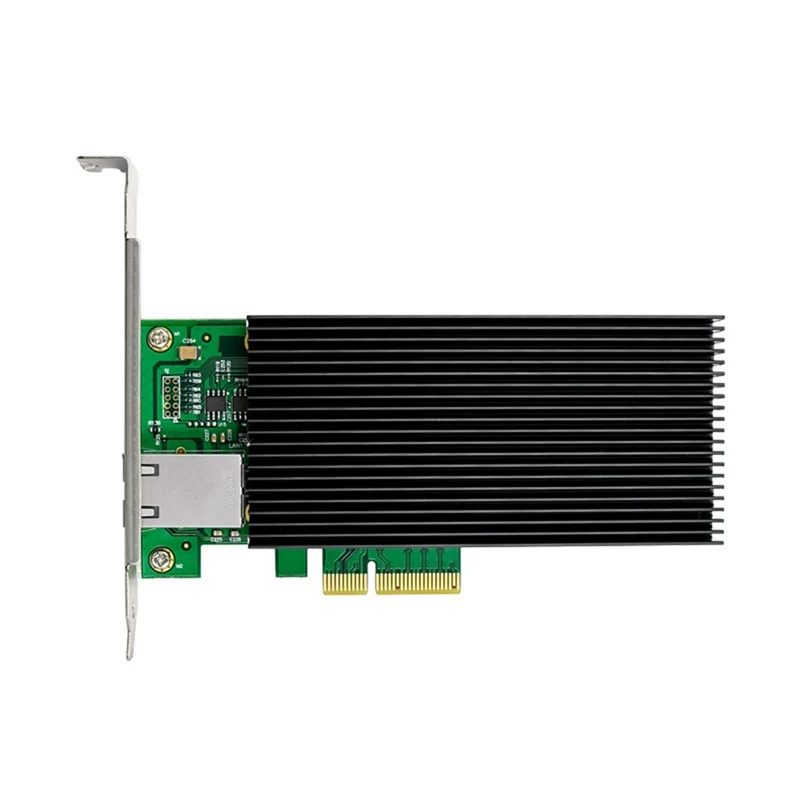 Single Port Network Card ST7450 X520-T1 Pcie X4 Single Port 5 Speed Adaptive Portable 10Gb/S Server NIC-AC47