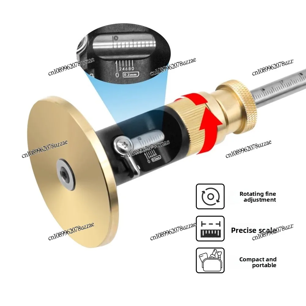 European Scribing Device 0.2mm Level Fine-tuning Device Ink Bucket Automatic Device Special Tool   Ruler