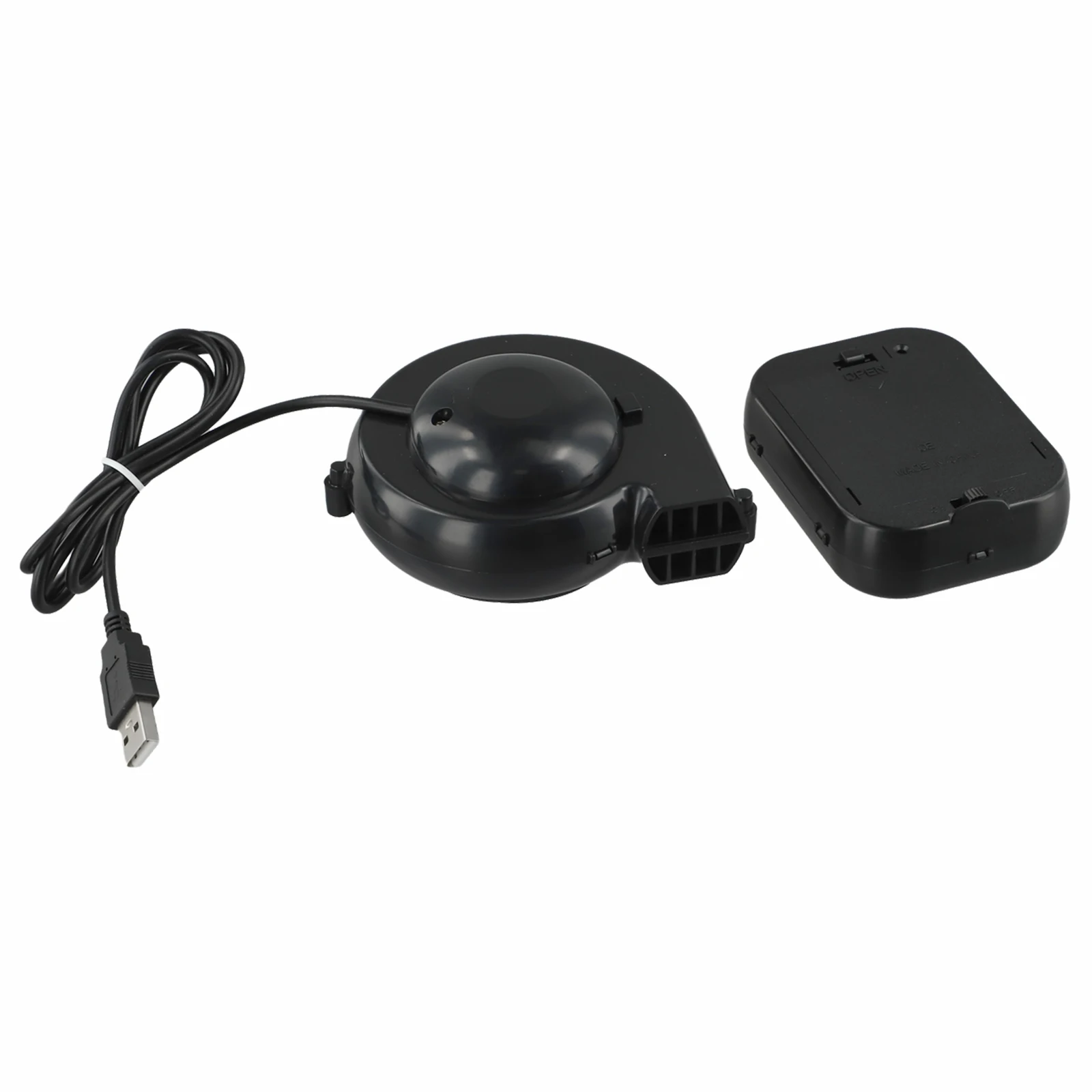 Miniventilador inflable negro de 6V, 8900RPM, muñeca de dibujos animados, disfraz inflable, ventilador centrífugo, bomba de aire sin batería, 1 ud.