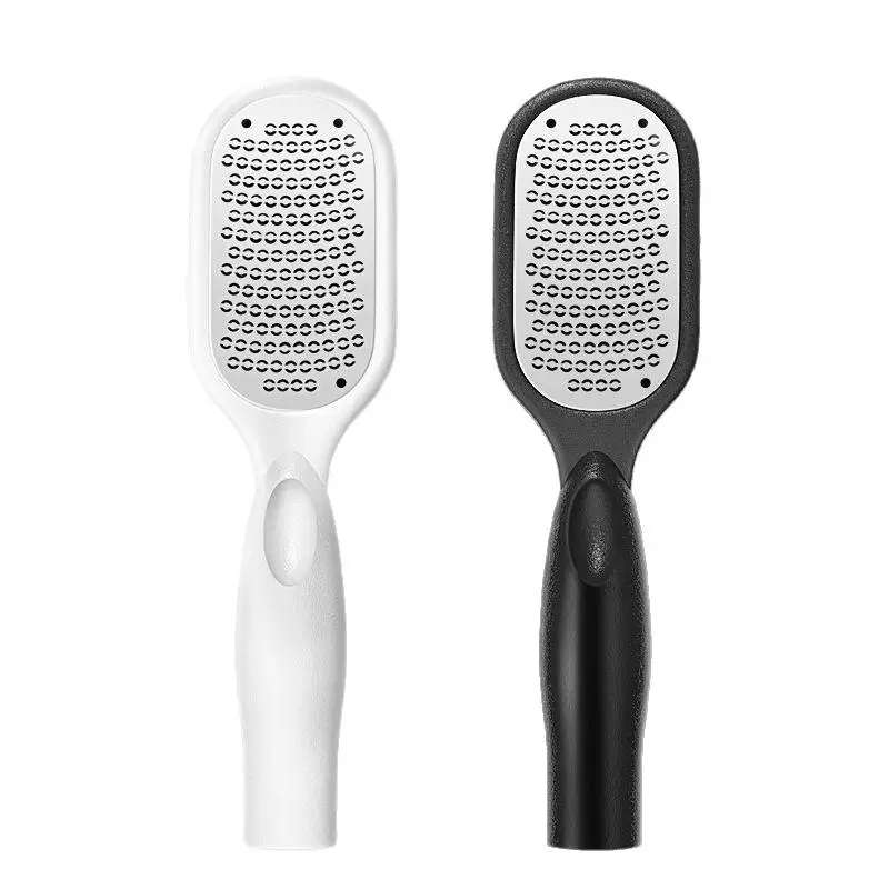 1Pcs Stainless Steel Foot File Callus Remover With Splash Guard Dead Skin Scraper For Cracked Heels Pedicure Tools Foot Care Ki