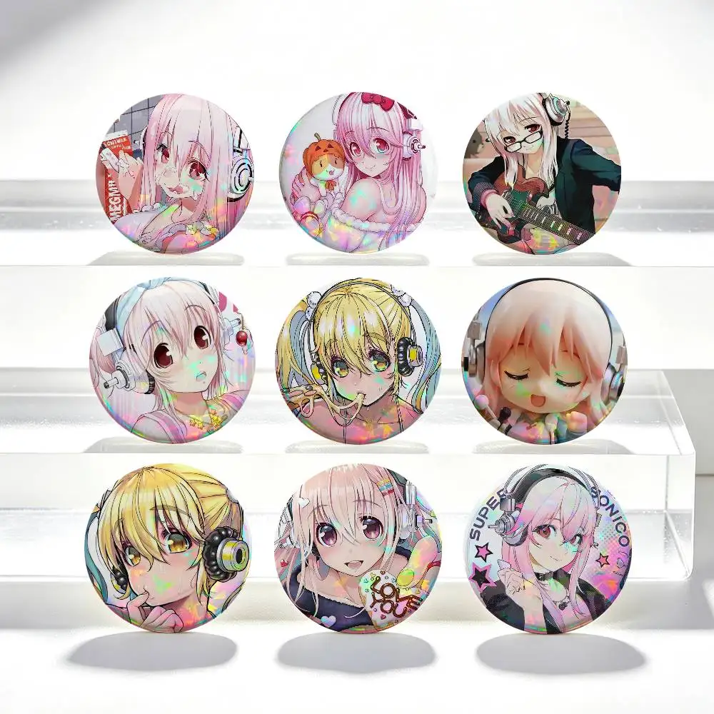 Cartoon Virtual Singer Super Sonico Fashion Y2K Aesthetic Pins Funny Badge Pins For Friend, Backpack, Collectible Accessories