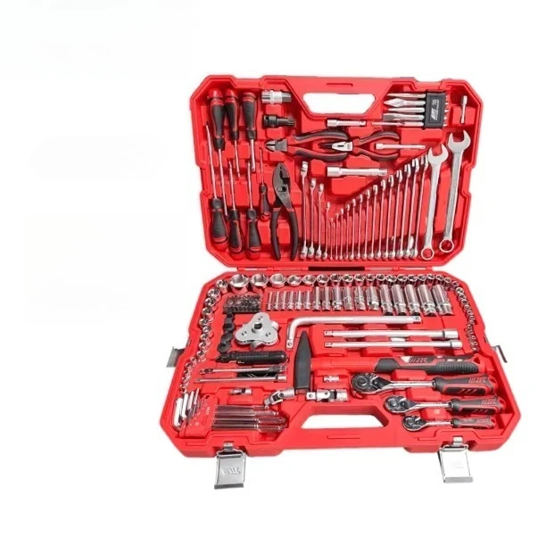 

166-piece Socket Screwdriver Ratchet Wrench Pliers Set Combination Multi-functional Tool Box