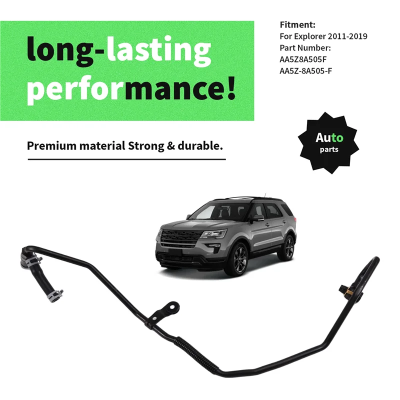 

A20K-NEW Turbocharger Pipe Coolant Tube AA5Z8A505F AA5Z-8A505-F For Ford Explorer 2011-2019 Intake Housing To Upper Rad Hose