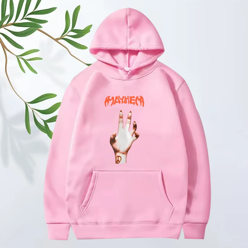 2025 Lady Gaga Mayhem New Album Graphics hoodie men women y2k vintage Long sleeve Sweatshirt with print oversized hoodie unisex