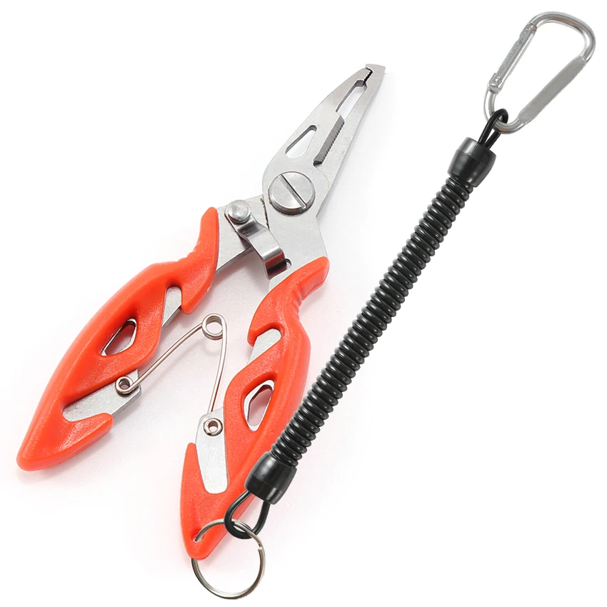 Fishing Pliers Fish Line Cutter Scissors Mini Fish Hook Remover Multifunction Tools New Black Beak Jaw