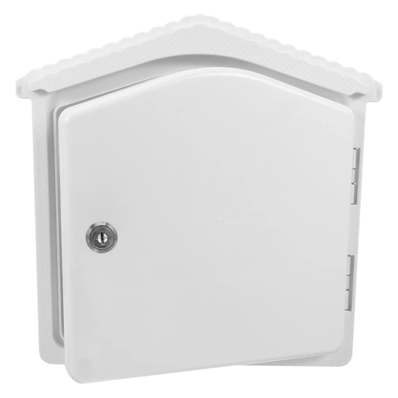 مجموعة واحدة من صندوق الحليب البلاستيكي المثبت على الحائط، علبة توصيل آمنة قابلة للقفل لتخزين حزمة البريد، خزانة حزمة صندوق الحليب على الحائط