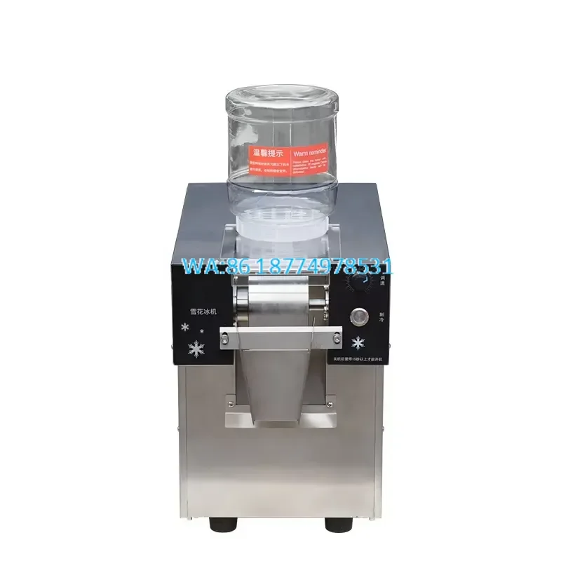 Wmwmnu for Stainless Steel Fully Automatic Ice Maker Snowflake Multi-functional Ice Cream Equipment for Cold Drink