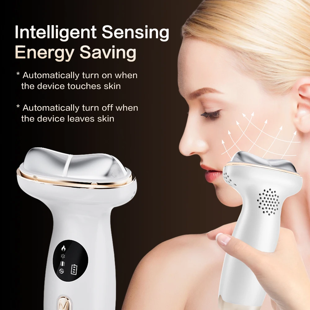 EMS Microcurrent Chin Lifting Face Neck Beauty Device LED Photon Firming Rejuvenation Anti Wrinkle Skin Care Facial Massager