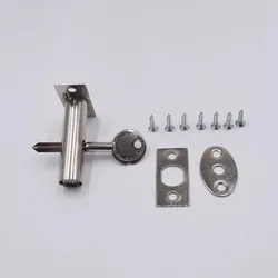 Tube Well Lock with Key Stainless Steel Pipe Tube Lock for Escape Aisle Fireproof Door Hardware cerradura Best Offer