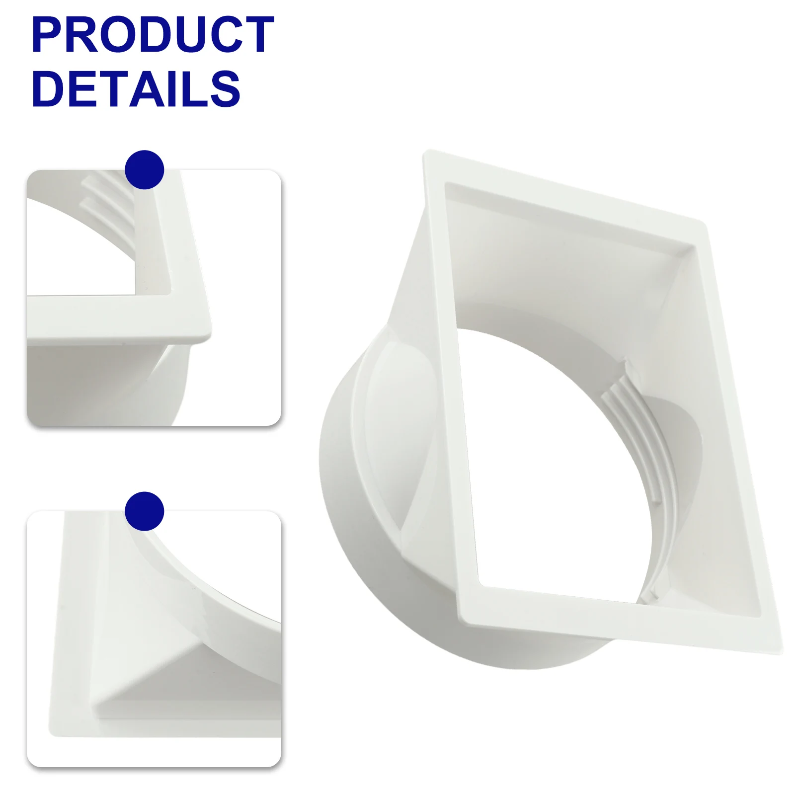 17.4*11.3*154MM Mobile Air Conditioner Duct Accessory Easy Installation Effective Ventilation Long-lasting Material