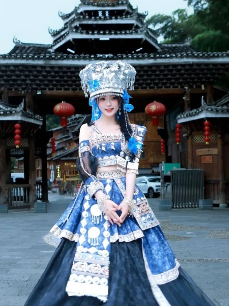 

New set of ethnic tie-dyed clothing exotic photography travel batik strapless