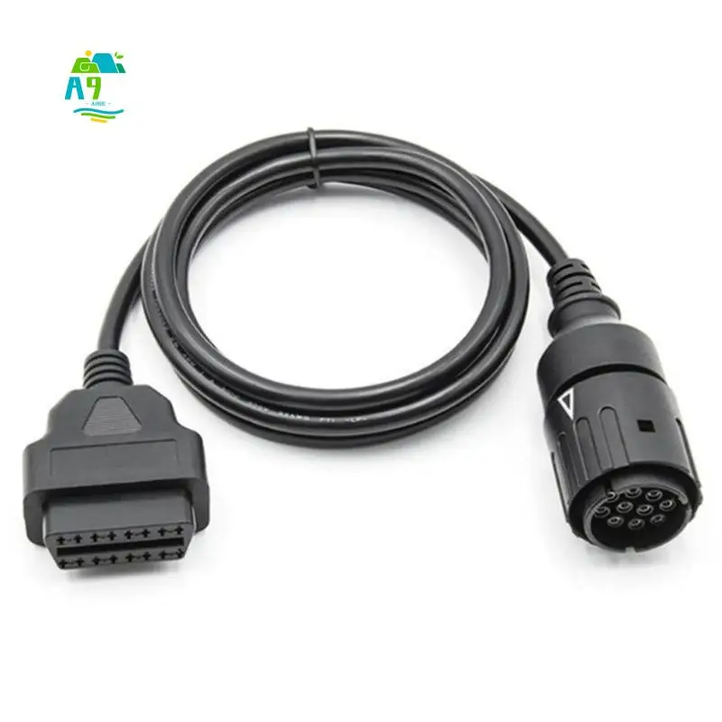 A09E-Motorcycle Diagnostic Tool ICOM-D Cable 10Pin To 16Pin OBD2 Connector For BMW Motorcycles For Efficient Troubleshooting