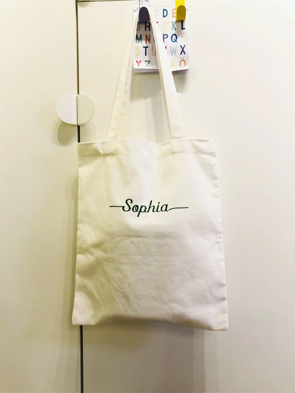 High End Embroidery Customized Canvas Bag Gift Bag Green Environmentally Friendly Shopping Bag