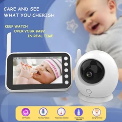 Wireless Color Smart Baby Monitor with Camera Surveillance Nanny Cam Security Electronic Babyphone Cry Babies Feeding