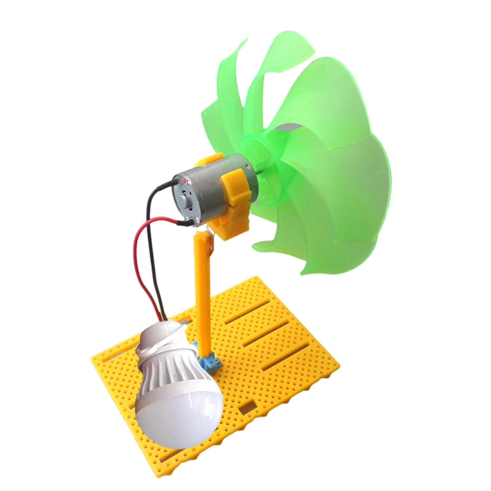 Mini turbina eólica con Motor, molino de viento Led de 120cm, 5v, 3W, modelo de herramienta de enseñanza de Ciencia