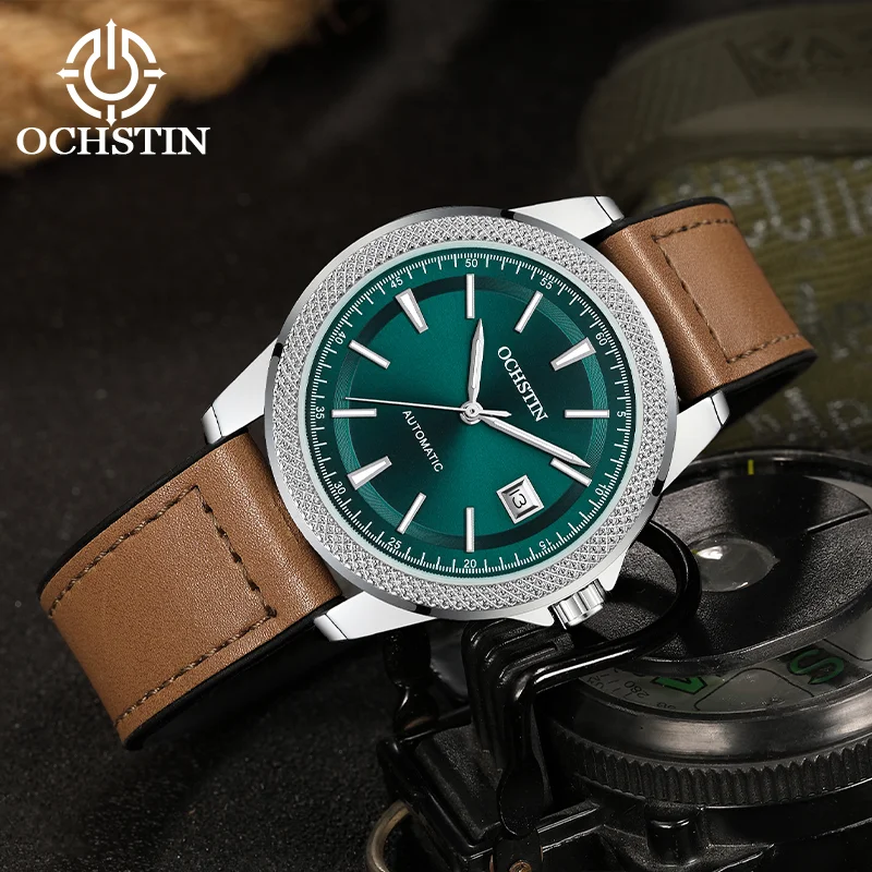 OCHSTIN Men's Quick-fit Magnetic Snap Adhesive Tape Watches Man Mechanical Movement Prominente Timepiece Gentleman Clock
