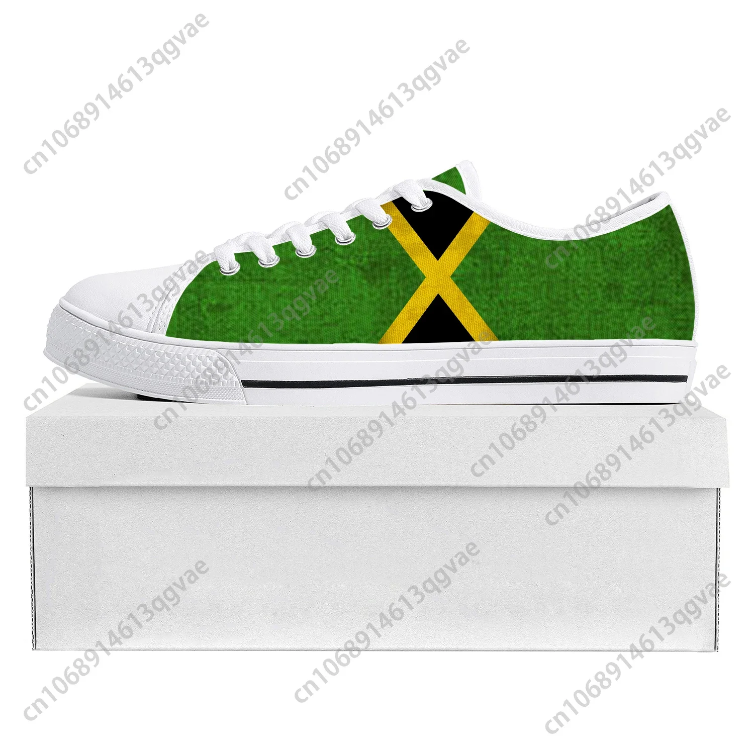 

Jamaican Flag Low Top High Quality Sneakers Mens Womens Teenager Canvas Sneaker Jamaica Prode Casual Couple Shoes Custom Shoe