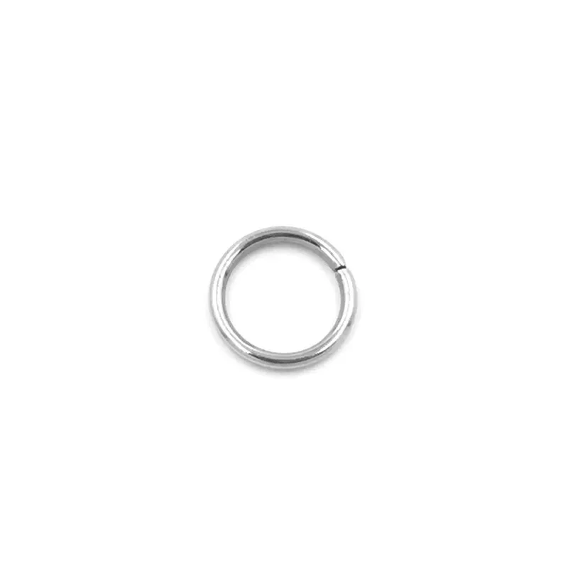 1500Pcs Silver Tone Round Stainless Steel Split Open Jump Rings DIY Crafts Jewelry Making Accessories 10x1.2mm
