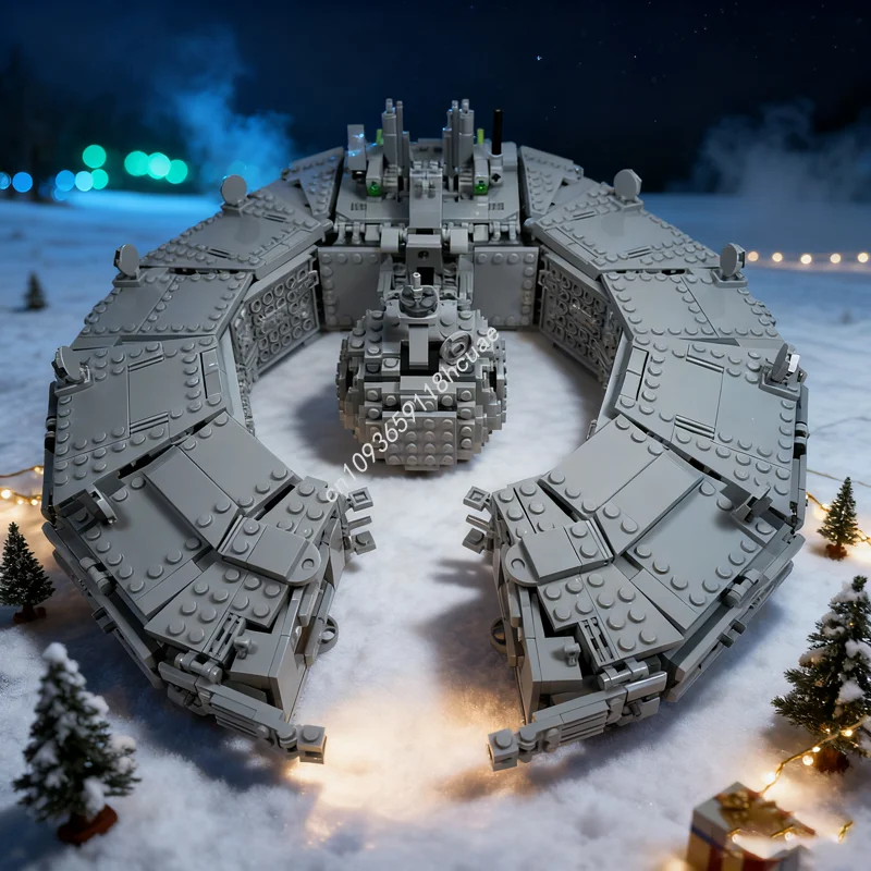 1469 Uds. MOC construcción alternativa Lucrehulk clase estrella modelo juguete de construcción bloques construcción regalo de Navidad montar ladrillo DIY niños