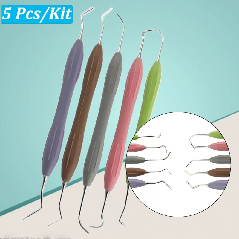 

5 шт., стоматологические инструменты, шпатели из смолы, композитные инструменты, силиконовая смола, наполнитель для стоматолога, эстетическое восстановление, стоматологический материал