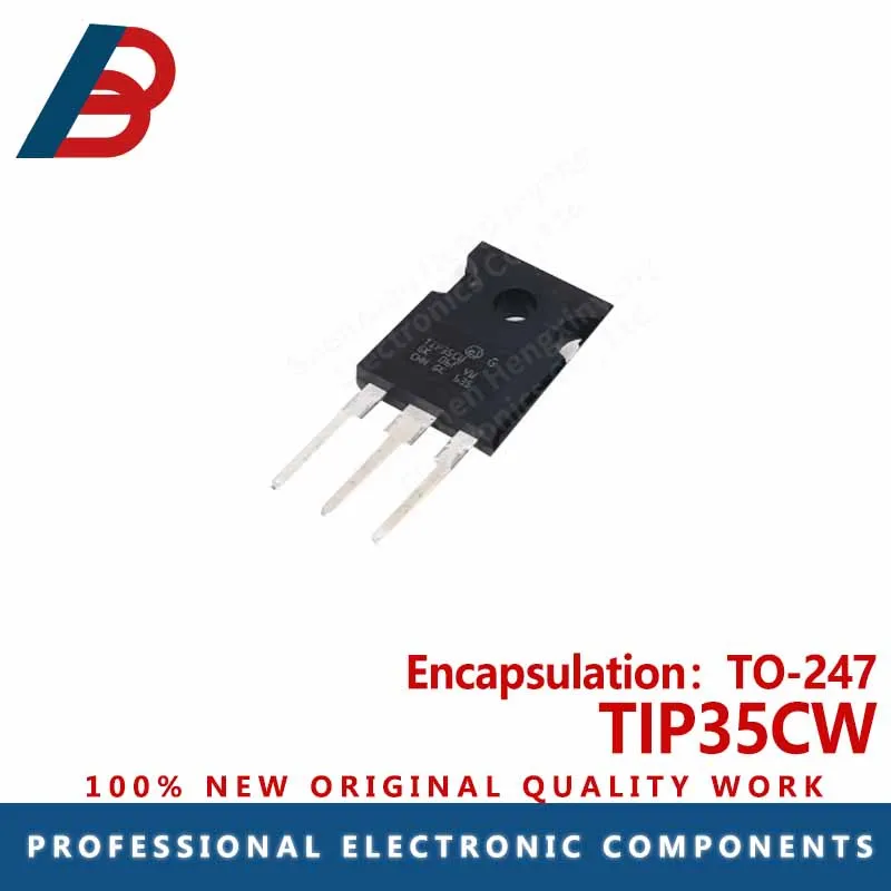 5pcs  TIP35CW is packaged in TO-247 25A 100V Darlington tube