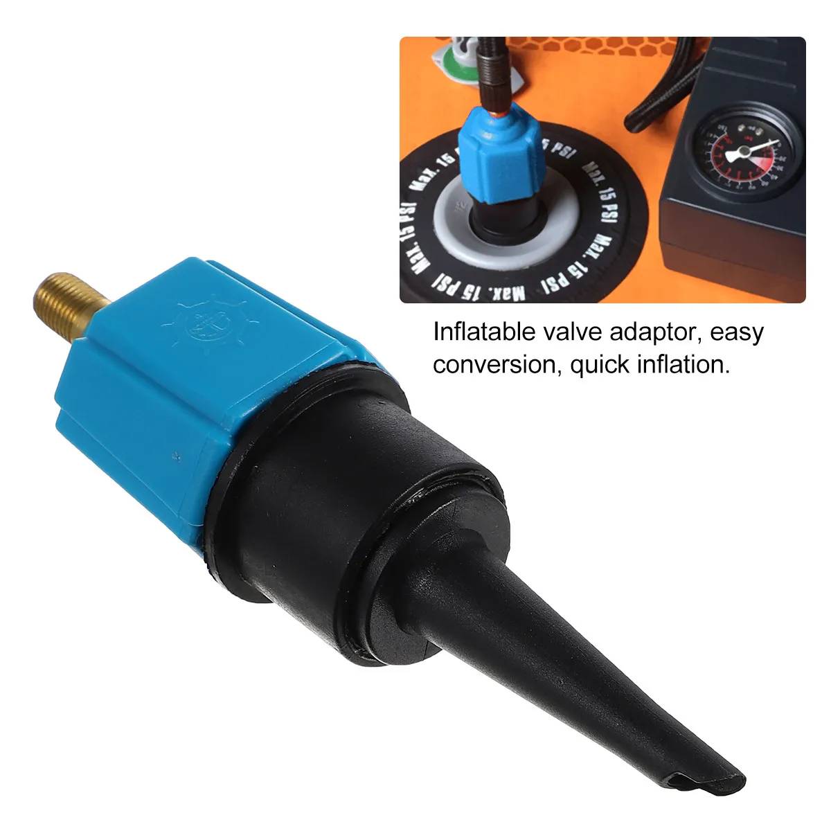 

Адаптер для воздушного насоса для лодок и надувных бассейнов, 1 шт., прочный портативный конвертер для надувных изделий, легкая конвертация