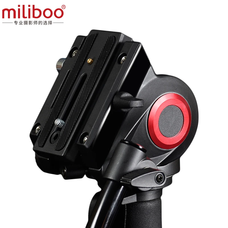 miliboo MTT704B Professional Portable Carbon Fiber Camera Camcorder Tripod for Video/DSLR Stand,Half Price of Manfrotto