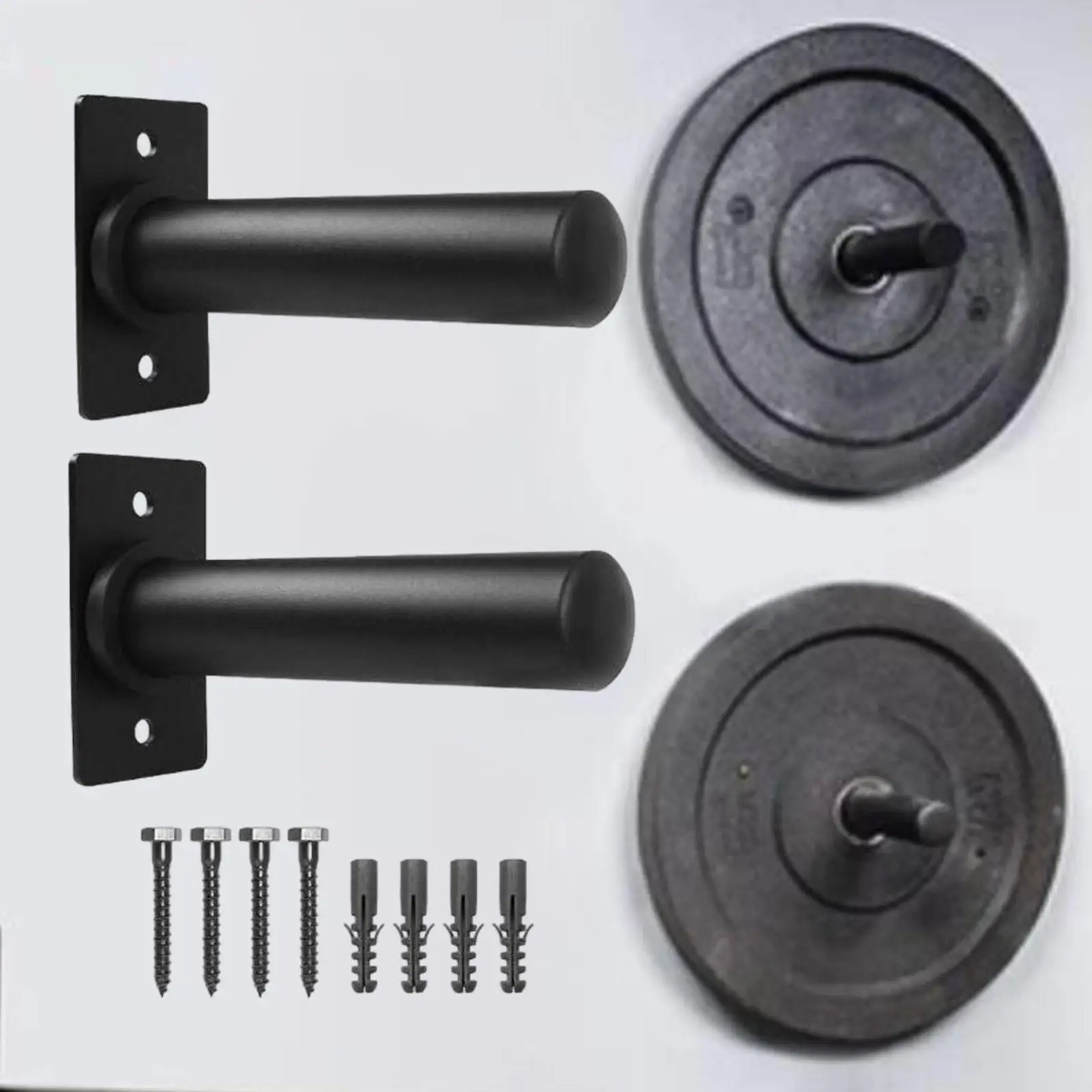 

Weight Plates Holder, Attachment, Weight Plates Storage for Power and Squat Racks, for Strength Training, Exercise Equipment