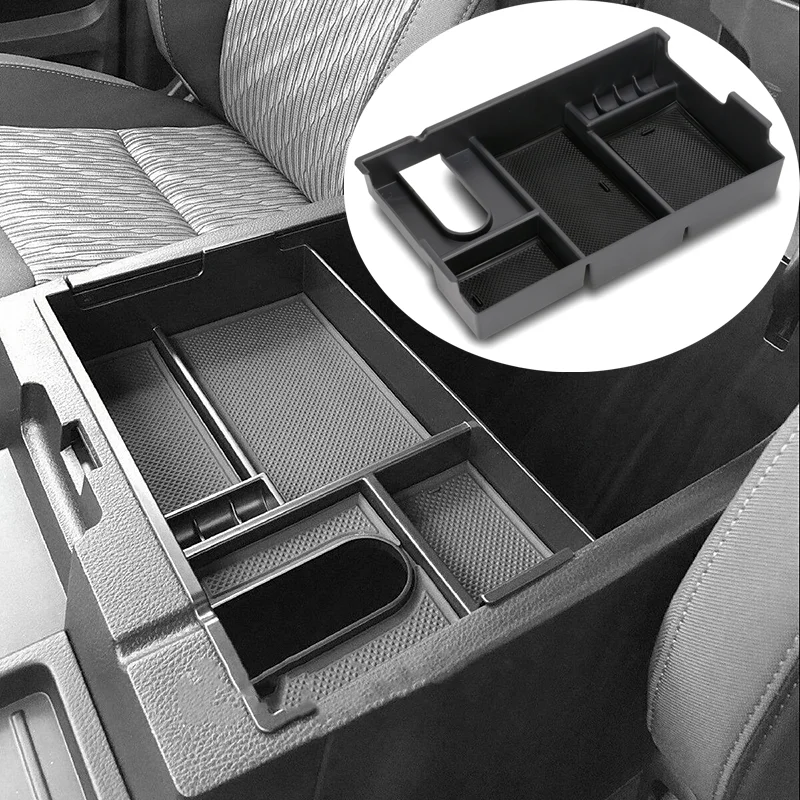 

Car Armrest Box Storage For Toyota Sequoia 2008-2021 Tundra 2007-2021 Central Console Storage Box Interior Organizer Accessories