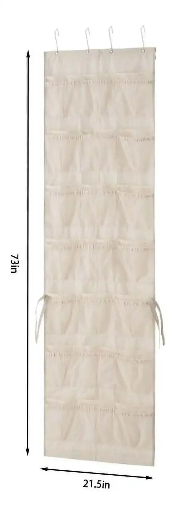 42 ポケット オーバーザドア ハンギング オーガナイザー キャンバス