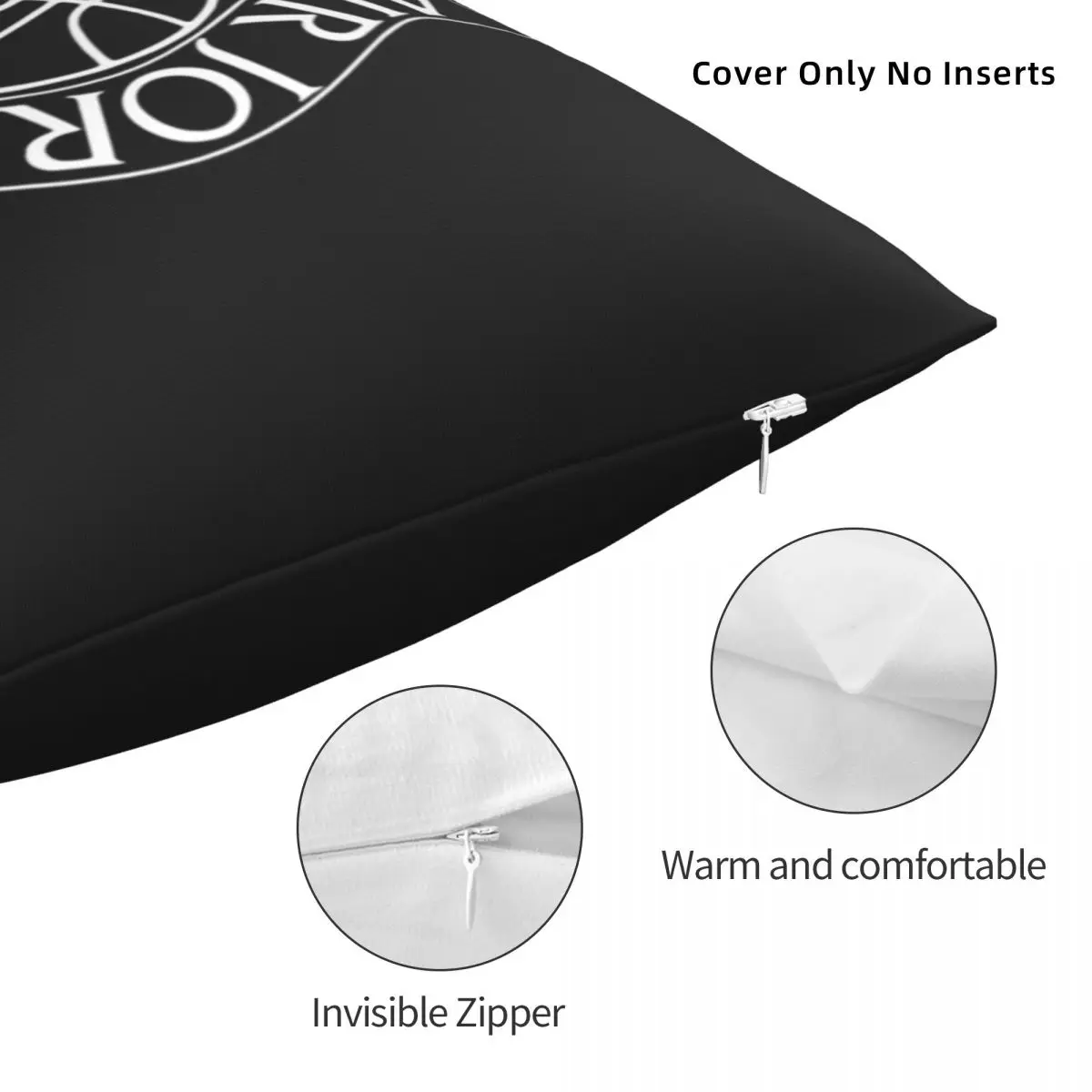 Sports Brand Air Square Pillowcase Polyester Pillow Cover Velvet Cushion Zip Decorative Comfort Throw Pillow For Home Bedroom