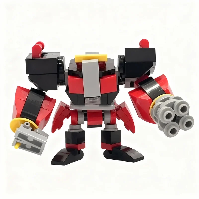 Model Kit Omegamon - 160pcs MOC E 123 Omega Upgrade
