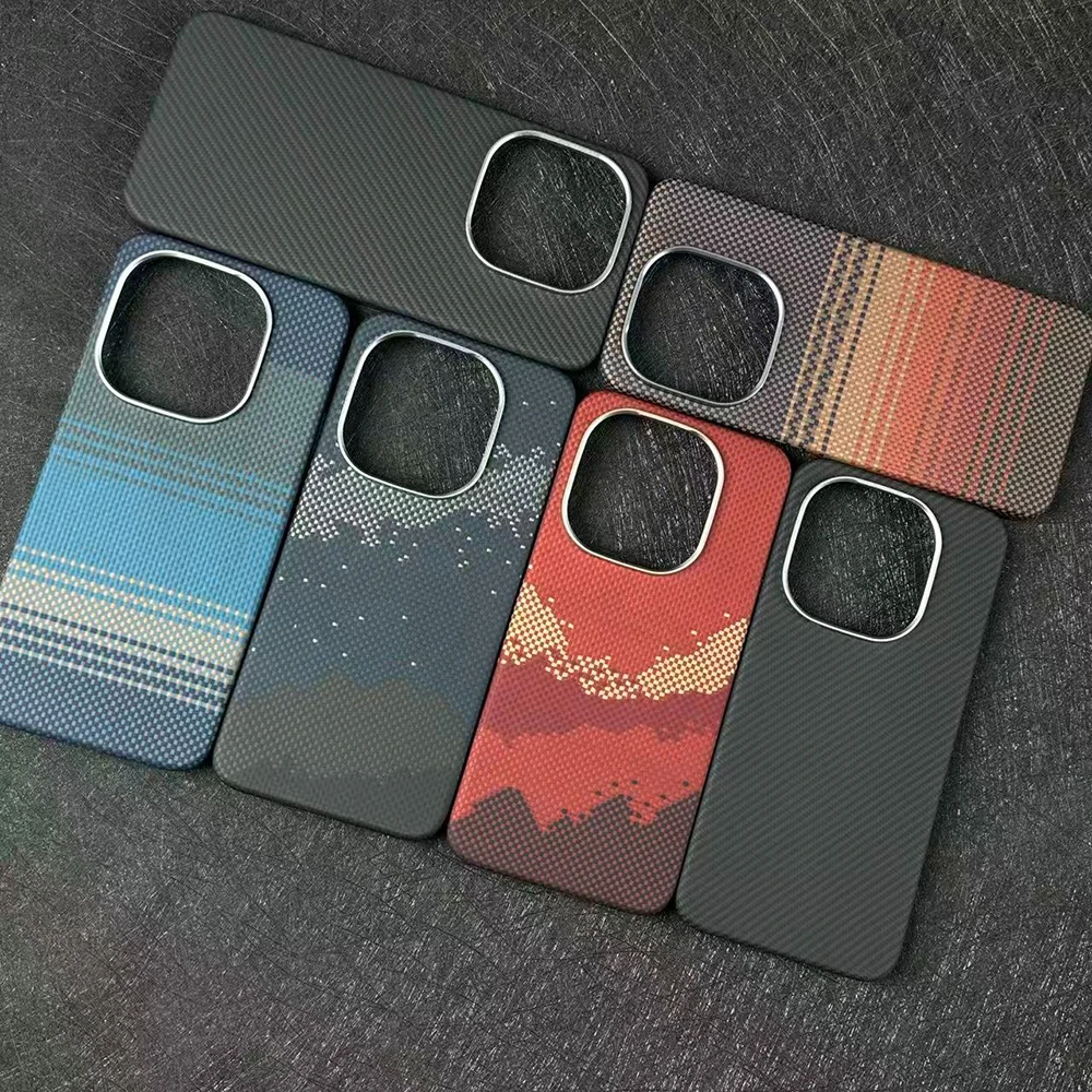 

Real Carbon Fiber Magnetic Case for VIVO iQOO 15 Magsafe case Aramid Fiber Hard Phone Cover for iQOO 15 Carbon case