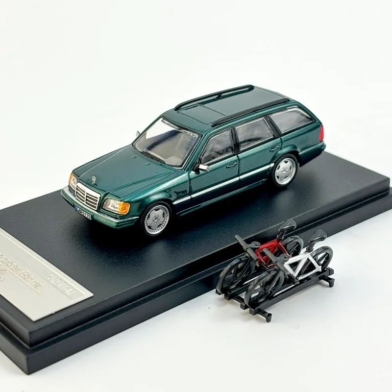 Sterfelijke Schaal 1/64 Mercedes Benz E300 S124 Limited Edition Legering Speelgoed Motorvoertuig Diecast Metaal Model Geschenken