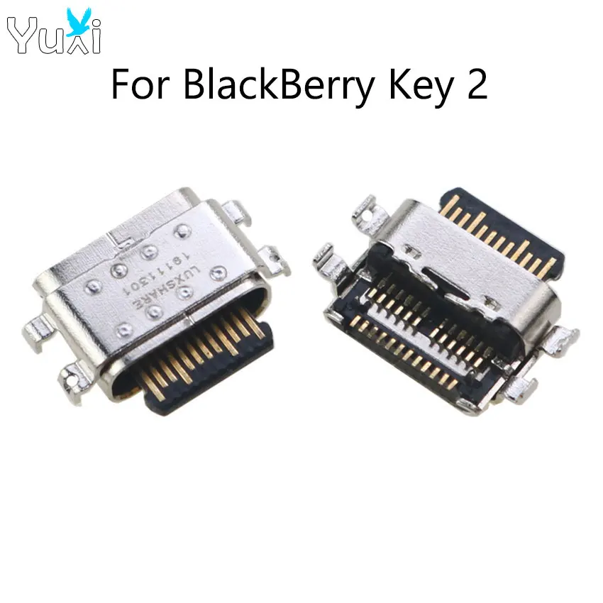 YuXi 1pc For BlackBerry Key Two Key 2 BBE100 BBE100-4 BBE100-5 USB Type C Charger Jack Charging Dock Port Connector